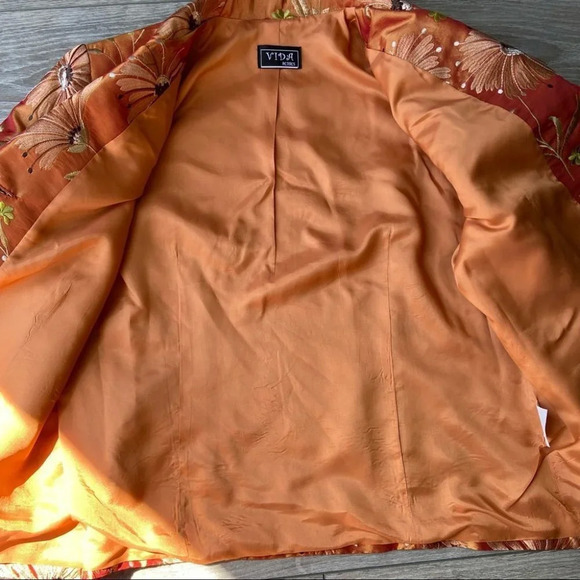 Vintage Vida  Petites Floral Embroidery Blazer - Picture 14 of 16